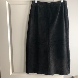 Suede Skirt